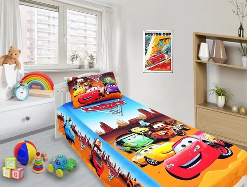 Jogo De Cama Infantil Carros Mcqueen Speed 3 Peças Santista