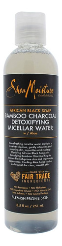 Agua Micelar De Shea Moisture Bamboo Charcoal Detoxifying 