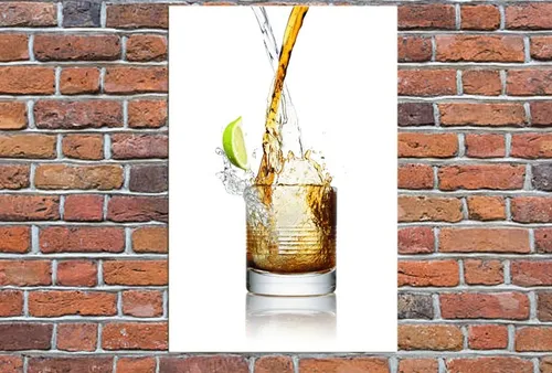 comprar Cuadro 40x60cm Ron Coca Cuba Libre Trago Bar Decoracion