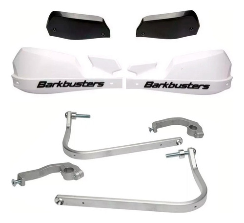 Cubre Manos Aluminio Bmw R 1200 Gs Lc Blancos