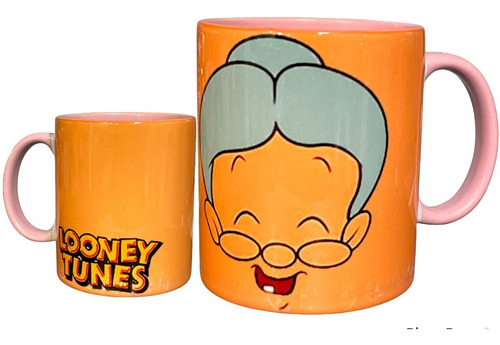 Planeta Mugs Taza Amarilla Ceramica 11oz Looney Tunes Piolin