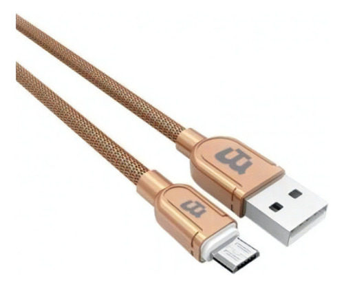 Cable De Carga Blackpcs Lightning Magnetico - Usb A 1m /vc Color Cobre