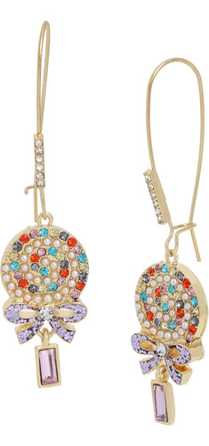 Pendientes Colgantes Con Forma De Piruleta De Betsey Johnson