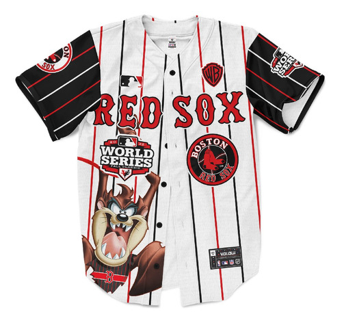Camiseta Beisbolera Red Sox Taz