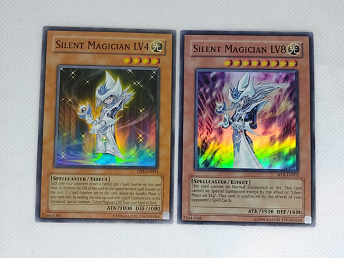 Silent Magician Lv4 Y Lv8 Super Raros Yugioh