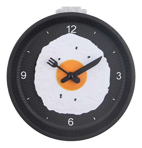 Reloj De Pared Abs Con Forma De Sartén Con Forma De Huevo Fr