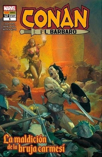 Conan El Barbaro 01: La Maldicion De La Bruja Carmes, De Jason Aaron. Editorial Paniniics Argentina En Español