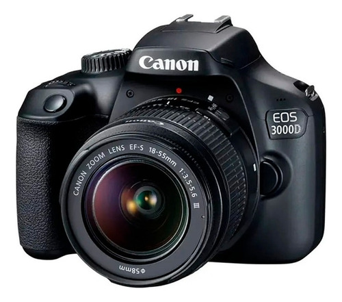 Canon Eos 3000d Dslr Color Negro