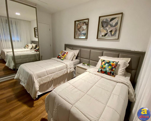 Imagem 24 de 30 de Excelente Apartamento 4 Suítes, 3 Vagas De Garagem Na Meia Praia Em Itapema/sc - Imobiliária África - Co00033 - 69945458