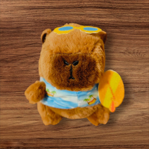 Llavero Capybara Peluche Playa Surf Varios Modelos