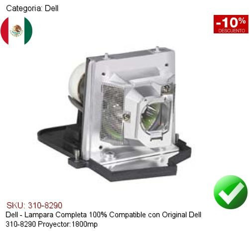 Lampara Compatible Proyector Dell 310-8290 1800mp
