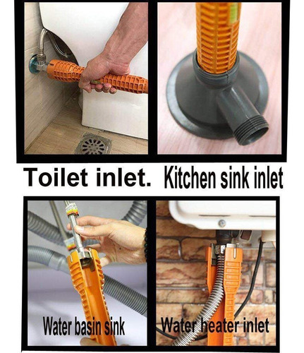 * Llave Multifuncional For Instalador De Grifo Y Fregadero