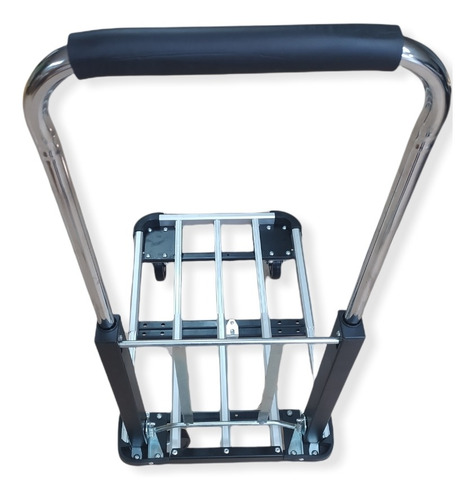 Imagen 9 de 10 de Carro Plataforma Zorra Plegable Cromada 150kg