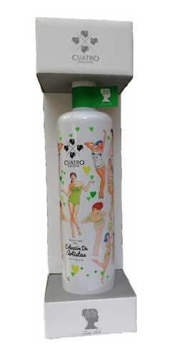 Pisco Peruano 4gallos Coleccion Artistas En 4 Cepas De 750ml