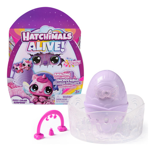 Hatchimals Alive Juguete Sorpresa De Color Burbujeante