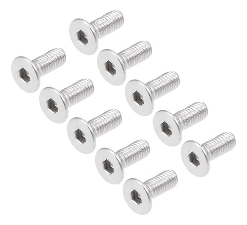 Tornillos De Máquina De Cabeza Plana M3x8mm Tornillo Hexagon