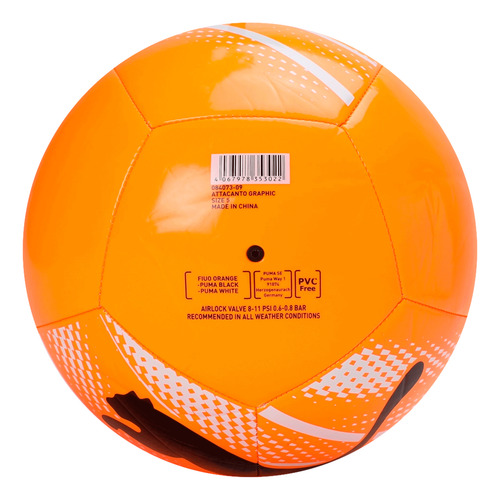 Balón Puma Futbol Attacanto Unisex 084073 09 Naranja Naranja No. 5