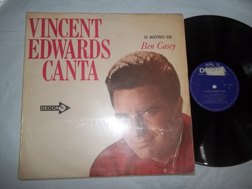 Lp Vinil - Vincent Edwards Canta O Astro De Ben Casey