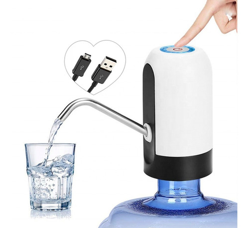 Dispensador De Agua Electrico Usb Recargable Botella Envase