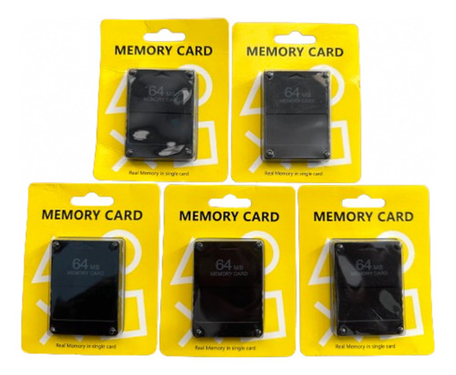 Pack 5 Memory Card Ps2 Slim Con Funtuna Opl Y Emusnes (Reacondicionado)