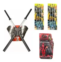 Comprar Katanas Deadpool + Muñeco Deadpool + 2 Garras Wolverine Xmen