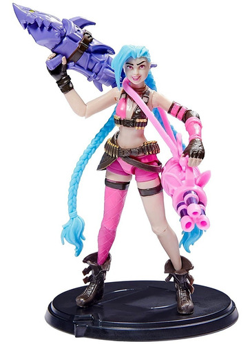 Figura Jinx League Of Legends Lol C/ Acc Muñeco Juguete