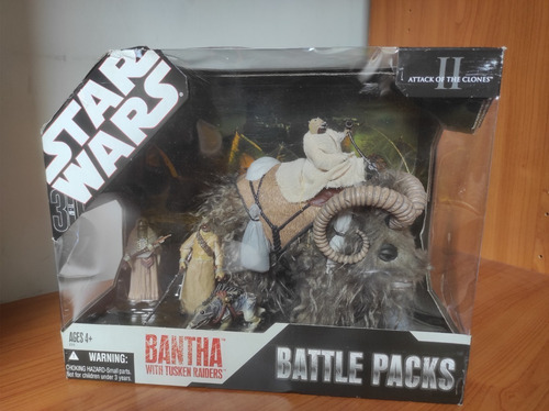 Star Wars Battle Packs Bantha Con Tusken Raiders