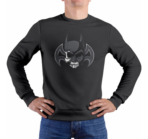 Polera Batman Craneo (d1512 Boleto.store)