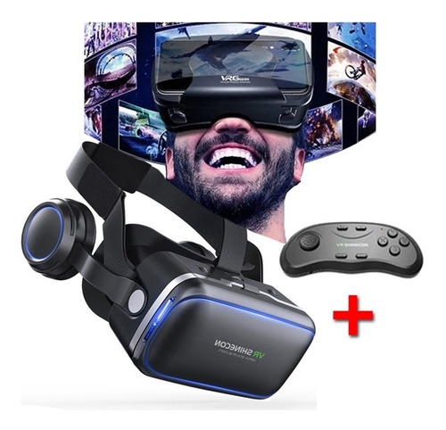 Lentes Vr Headset Realidad Virtual 3d Todo En Una Máquina R