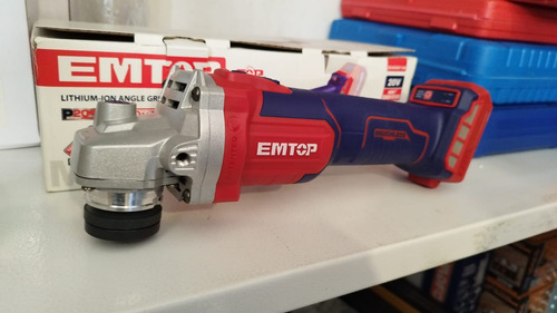 Amoladora Inalambrica Emtop Solo Cuerpo 4-1/2 20v Ulag201158