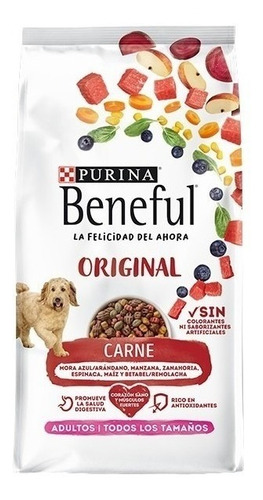 Alimento Beneful Croquetas Perro  Purina Beneful Original Carne para perro adulto todos los tamaños sabor carne en bolsa de 2kg