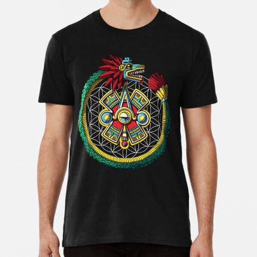 Remera Quetzalcóatl Azteca Ouroboros Algodon Premium