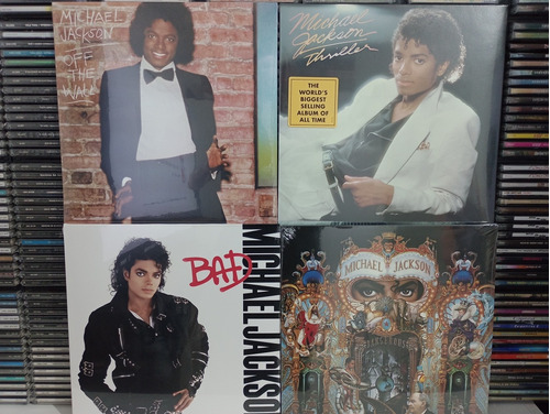 Lp Vinil Michael Jackson Lote 4 Álbuns Importado Novo Lacrad