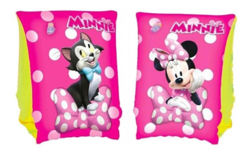 Flotadores Inflables Bestway Para Brazos Minnie Disney 91038 Color Rosa