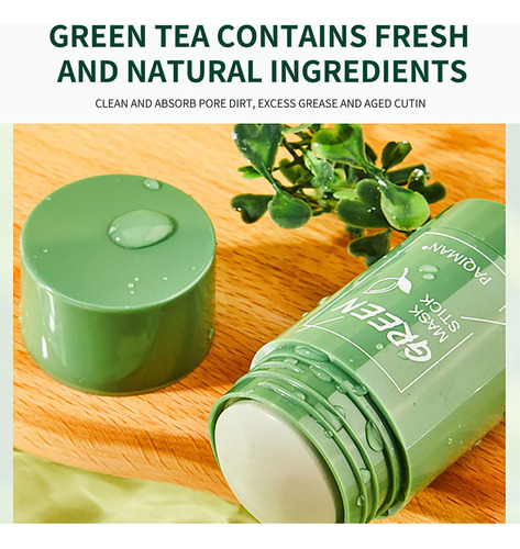V V Mascarilla De Té Verde En Barra Poreless Deep Cleanse