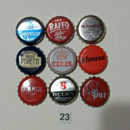 Lote Nº 23  Chapitas Tapitas De Cerveza  Importadas
