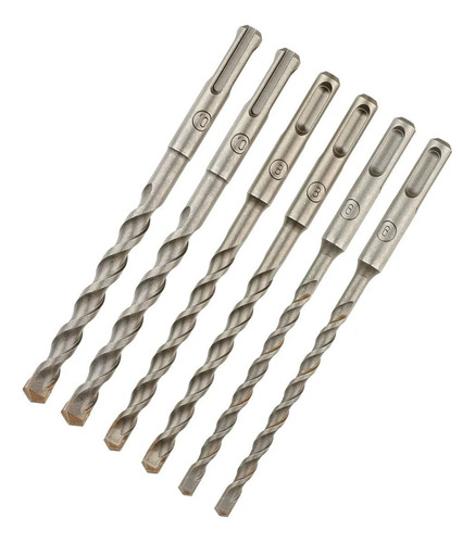 Imagen 3 de 5 de Set 6 Brocas Sds Plus 6, 8, 10mm X2 Dewalt Dt60302-qz