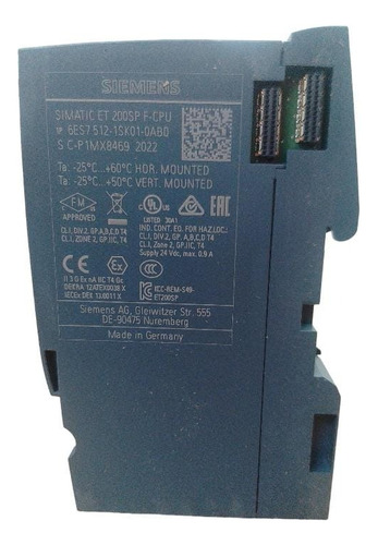 Siemens 6es7 512-1sk01-0ab0 Controlador Lógico Simatic Dp, 2