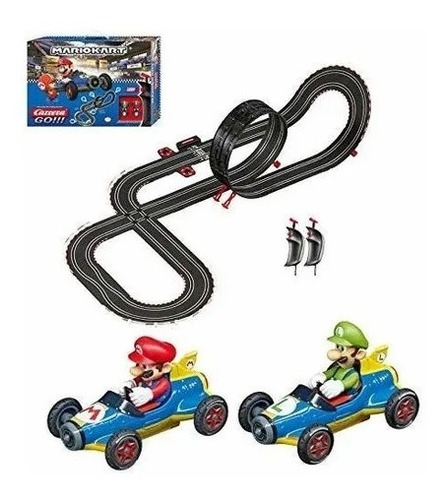 Carrera Pista Eléctrica Mario Kart 5.3mtrs Luigi Mario 20062