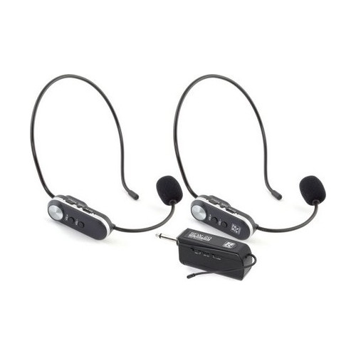 Sistema De Microfone Sem Fio Headset Duplo Sfw-20 Uhf Staner