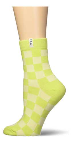 Ugg Teslin Quarter Sock Para Mujer, Verde, Talla Única