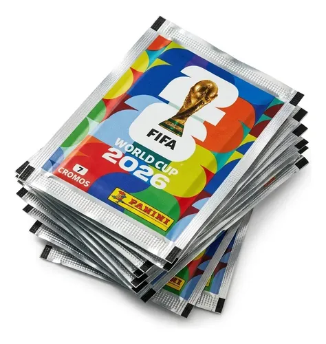 Kit 70 Estampas Panini para la Copa Mundial de la FIFA 2026, 10 Sobres (70 Estampas)
