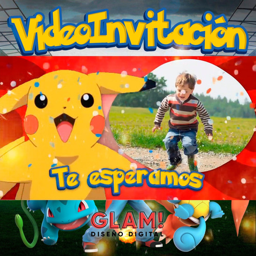 Video Invitación Pokemon