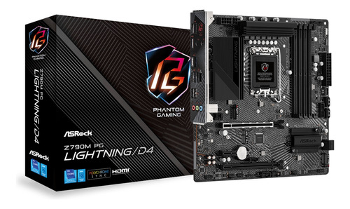 Motherboard Asrock Z790m Pg Lightning D4 Intel 1700 12/13/14