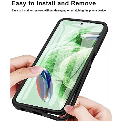 CCSmall Funda para Xiaomi Redmi Note 12 Pro 5G, Funda para Poco X5 Pro,  resistente a prueba de golpes, funda de teléfono compatible con carga