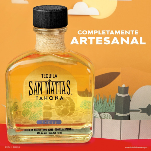 Tequila San Matías Tahona Añejo 750 Ml | Casa San Matías