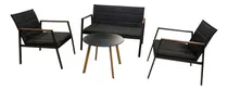 Comprar Juego De Terraza Sillón Negro Completo Envío A Nivel Naciona