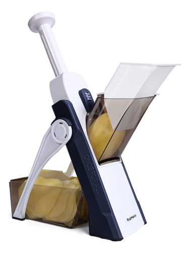 Safe Mandoline Food Slicer For Kitchen, Adjustable Potato