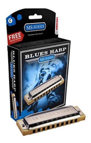 Hohner Blues Harp M533016x  Armonica Silver Star Do