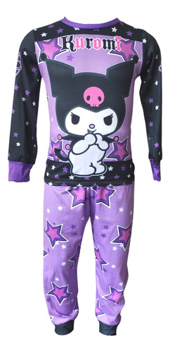 Pijama Infantil Niña Kitty Kuromi Y Amigos 
